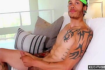 Latin Gay Interracial With Ball Batter Flow