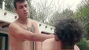 LatinMilk - Two Sexy Latino Studs Play A Boner Inducing Game By The Pool