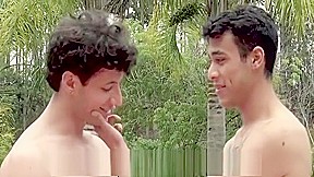 LatinMilk - Two Sexy Latino Studs Play A Boner Inducing Game By The Pool