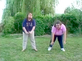 Lesbian Action #13 Two BBW Outdoors