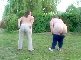 Lesbian Action #13 Two BBW Outdoors