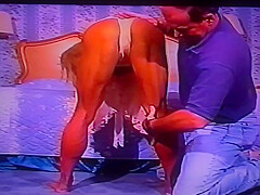 Lucky Man Tom Gets To Feel A Goddesses Muscular Legs