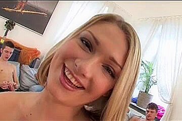 Lucy double anal group sex