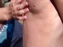 Luke Uses Piss-Drenched Reece For His Entertainment - Reece Bentley & Luke Desmond