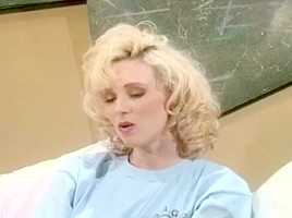 Melanie Moore, T T  Boy in skinny blonde fucks a producer of classic sex film