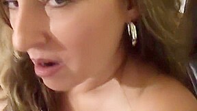 Mellow breasty mature woman featuring hot handjob sex video