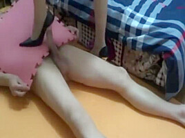 Metal heels shoejob