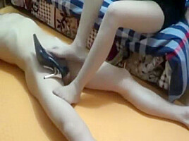 Metal heels shoejob
