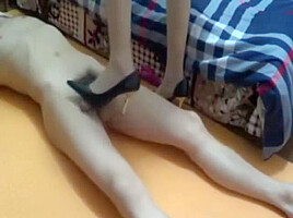 Metal heels shoejob