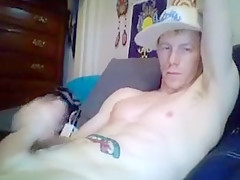 Muscular Camboy Shoots His Load