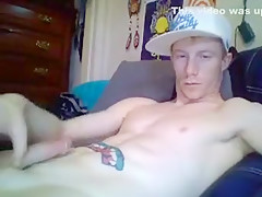 Muscular Camboy Shoots His Load