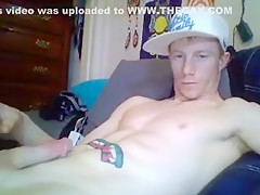 Muscular Camboy Shoots His Load
