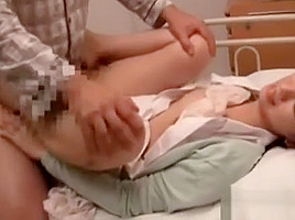 Nurse Gets Her Pussy Licked And Jerks Off Wang To Taste Jizz