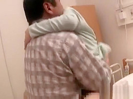 Nurse Gets Her Pussy Licked And Jerks Off Wang To Taste Jizz
