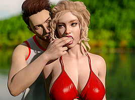 Nursing Back To Pleasure Horny Girl Pussy Fingering By The Lake Ep 49
