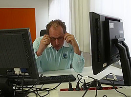 Office sex with German Bonny Ryder