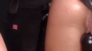 Pathetic sub fingered by femdom masters in trio