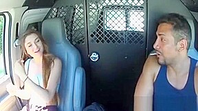 Perv Makes Innocent teen 18+ Alex Mae Pay For The Ride