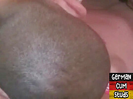 Pierced n inked German gay fucking bottom after rimjob