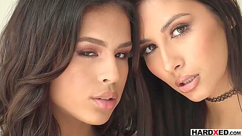 Pornstar Duo With Epic Natural Boobs Share A Big Cock