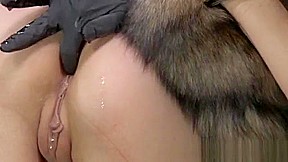 Puppyplay sub obeying her master