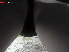 Real upskirt clip will surprise you with awesome butt