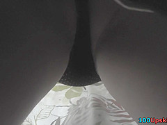 Real upskirt clip will surprise you with awesome butt