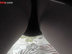 Real upskirt clip will surprise you with awesome butt