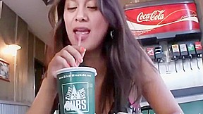 Redhead Amateur Creampie in Porn Debut