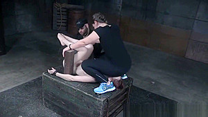 Redhead slave bent over and dominated