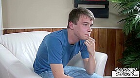 SOUTHERNSTROKES Amateur Ashton Rush Masturbates Cock Solo