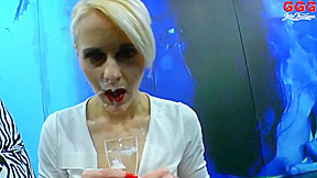 Serious Cum Licking