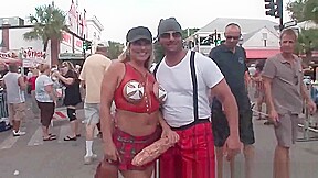 Sexy Babes Showing Off Their Hot Body Painting Outdoors