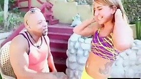 Sexy girl riding a Big black cock