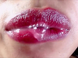 Sexy lips and Spitting Compilation