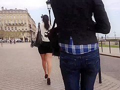 Sexy mini skirt legs high heel 02
