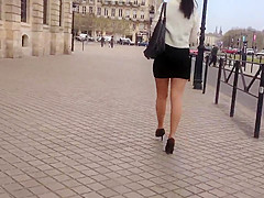 Sexy mini skirt legs high heel 02