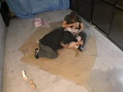 Sharking japan movie with sexy bun drilled by two cocks