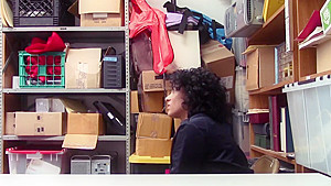 Shoplifter Latina Maya Morena gets punished and fucked by Officers