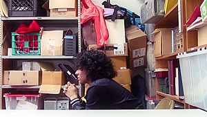 Shoplifter Latina Maya Morena gets punished and fucked by Officers