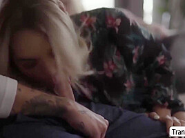Slut Shemale Sucks And Rides Ts Stepsis