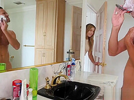 Step mom takes duddy's Step daughters girlpartner