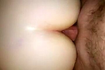 Swedish ex girlfriends anal creampie