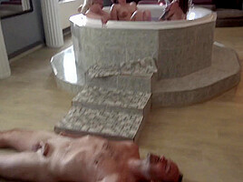 The human pisoar after bathing by Femdom Austria