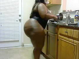 Thick black booty