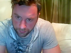 Thick dick stud cums on his beard