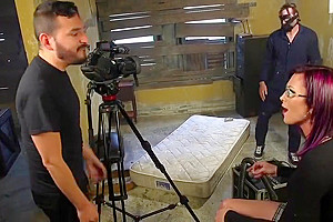 Tranny film director fucks male actor