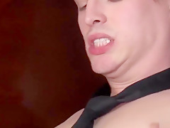 Two hot conservative dudes have a sensual bedroom fucking