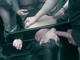 Wife gets pissed on by plenty of men