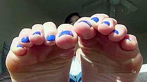 blue paint